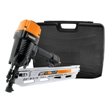 28-Degree and 34-Degree Framing Nailer with Carrying Case WEN 61731 3-in-1 Pneumatic 21-Degree 